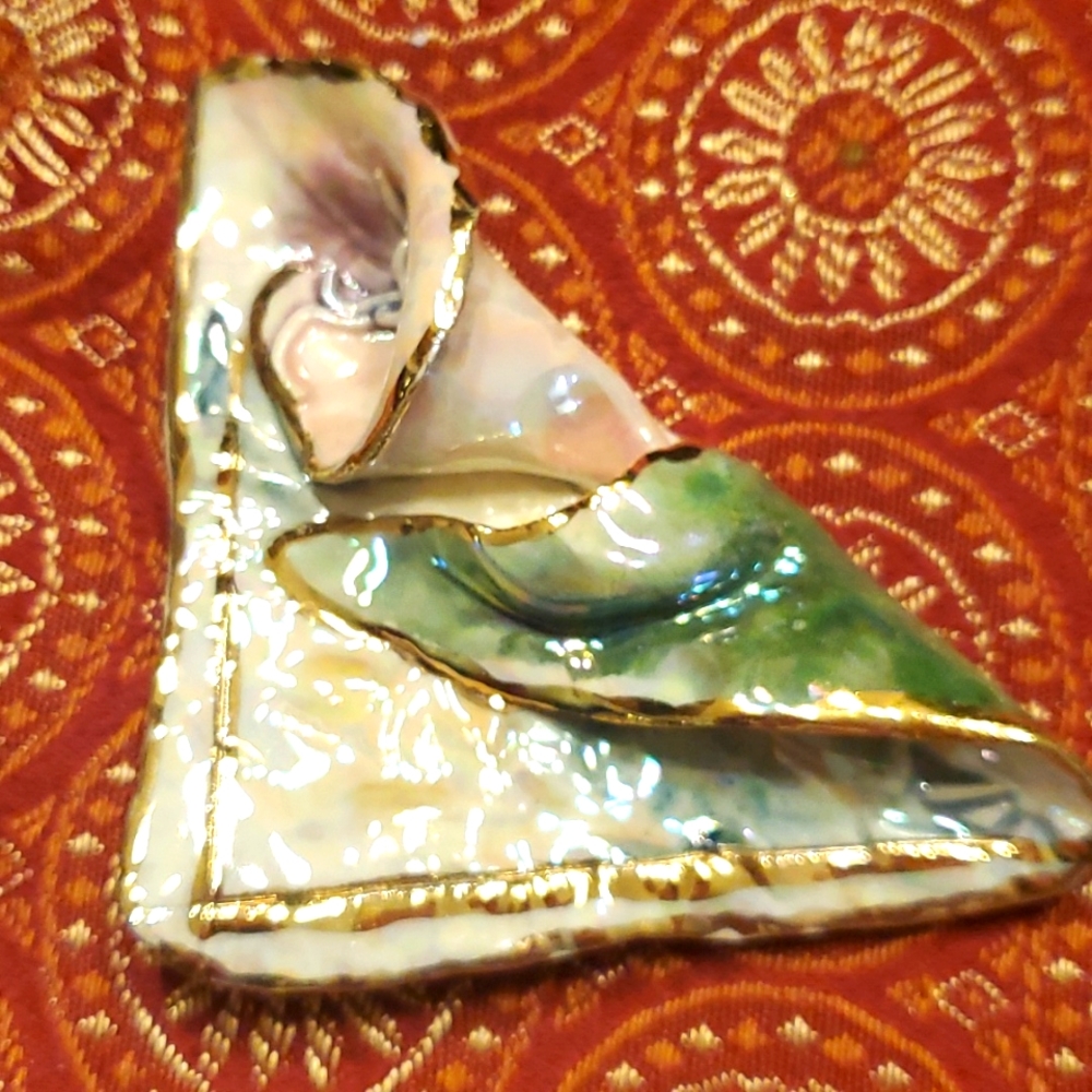 Ceramic calla lilly pin